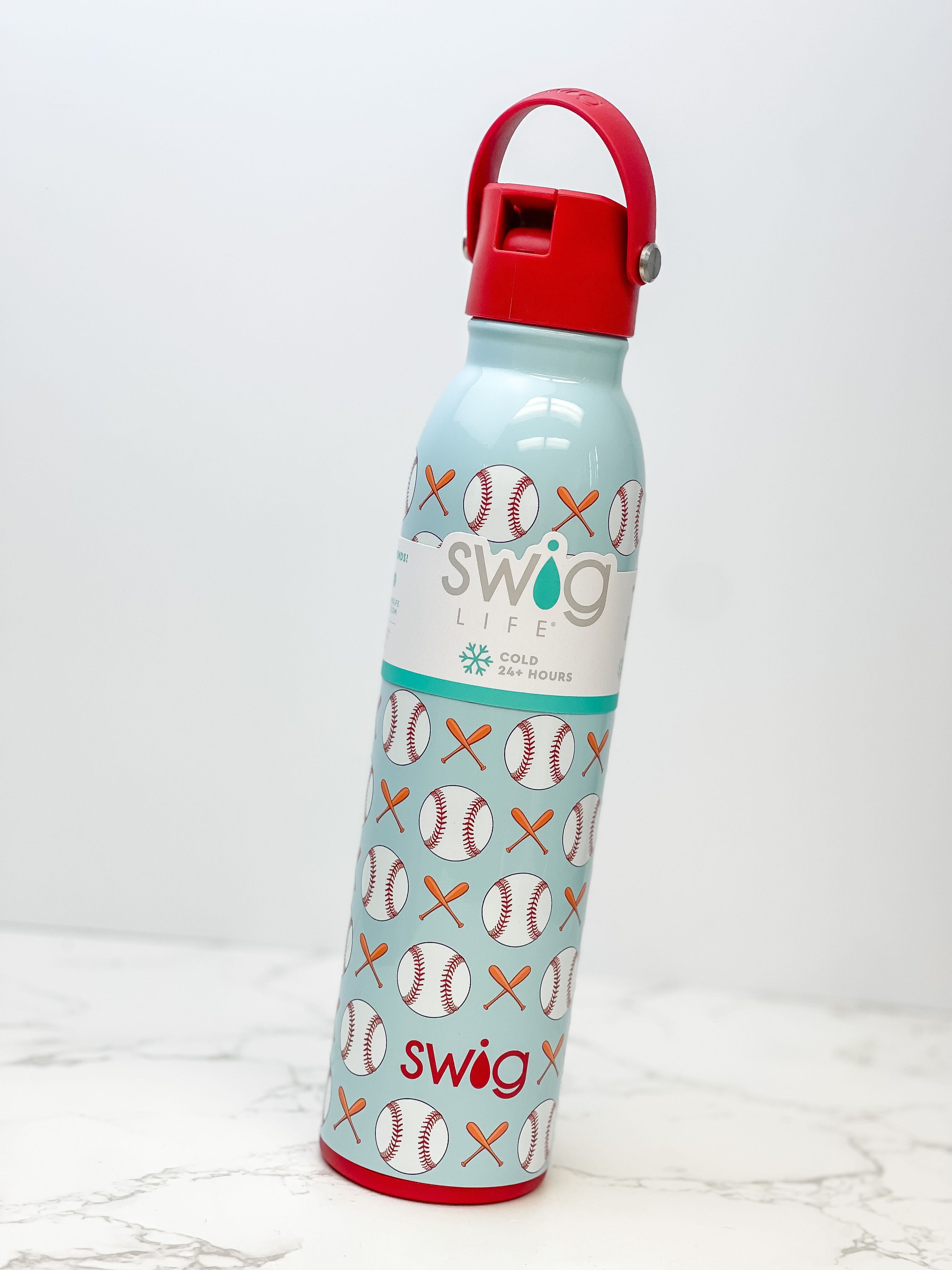 Swig - Santa Paws Flip + Sip Water Bottle (20 Oz)
