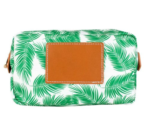 Billie Medium Utility Pouch in Palm Tree Print