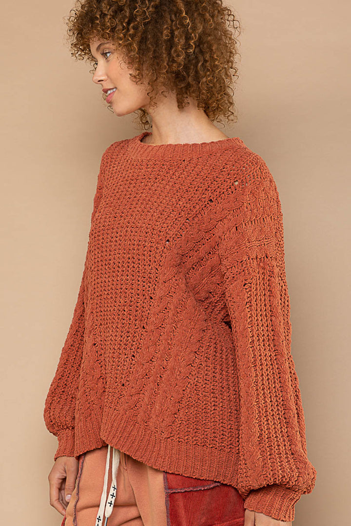 Fisherman Knit Sweater by POL