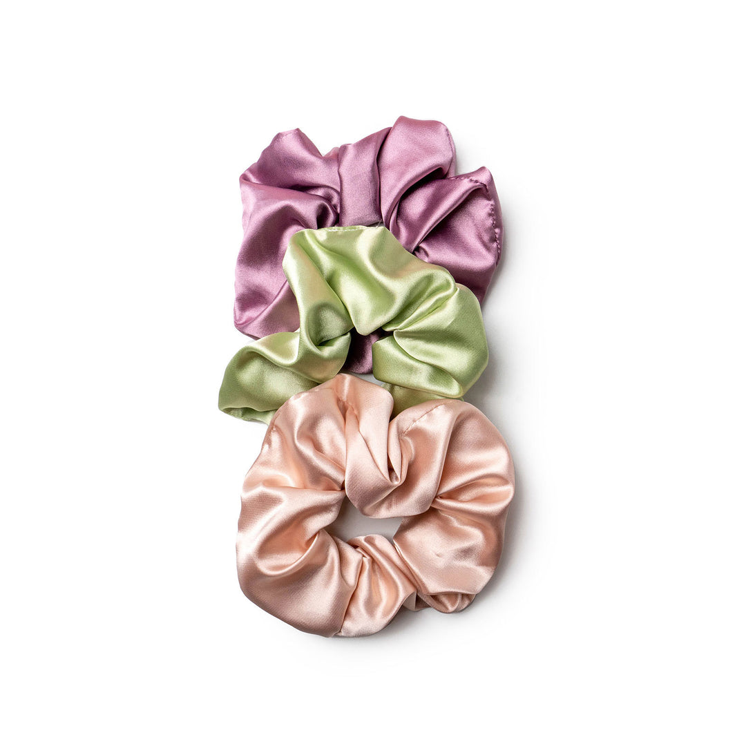 Mane Squeeze Oversized Satin Scrunchies Pack