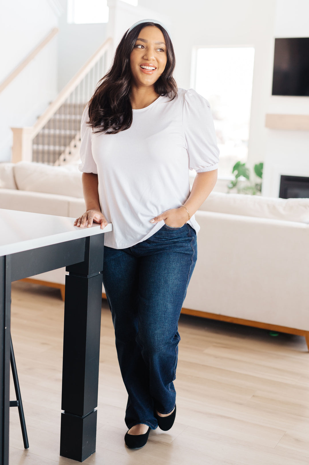 New Days Ahead White Blouse