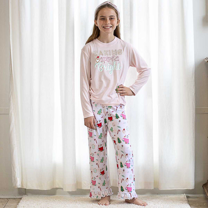 Girl's Baking Spirits Bright Ruffle Sleep Pants