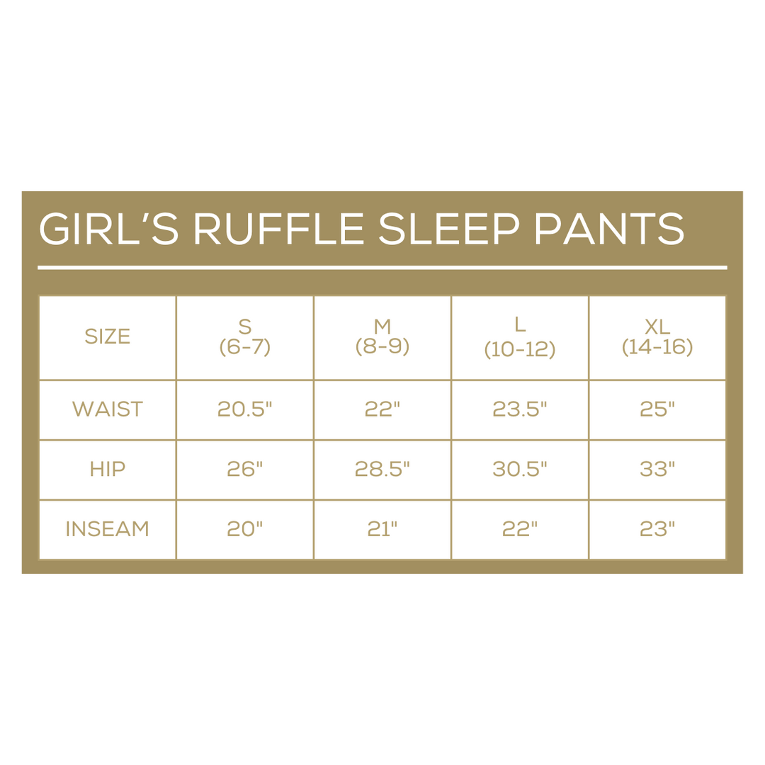 Girl's Baking Spirits Bright Ruffle Sleep Pants