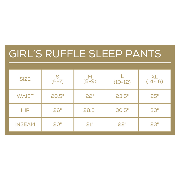 Girl's Baking Spirits Bright Ruffle Sleep Pants