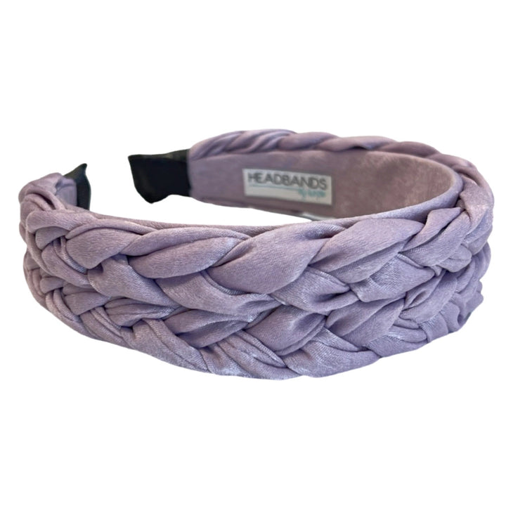 Blushing Double Braid Headband - Lavender by Headbands of Hope