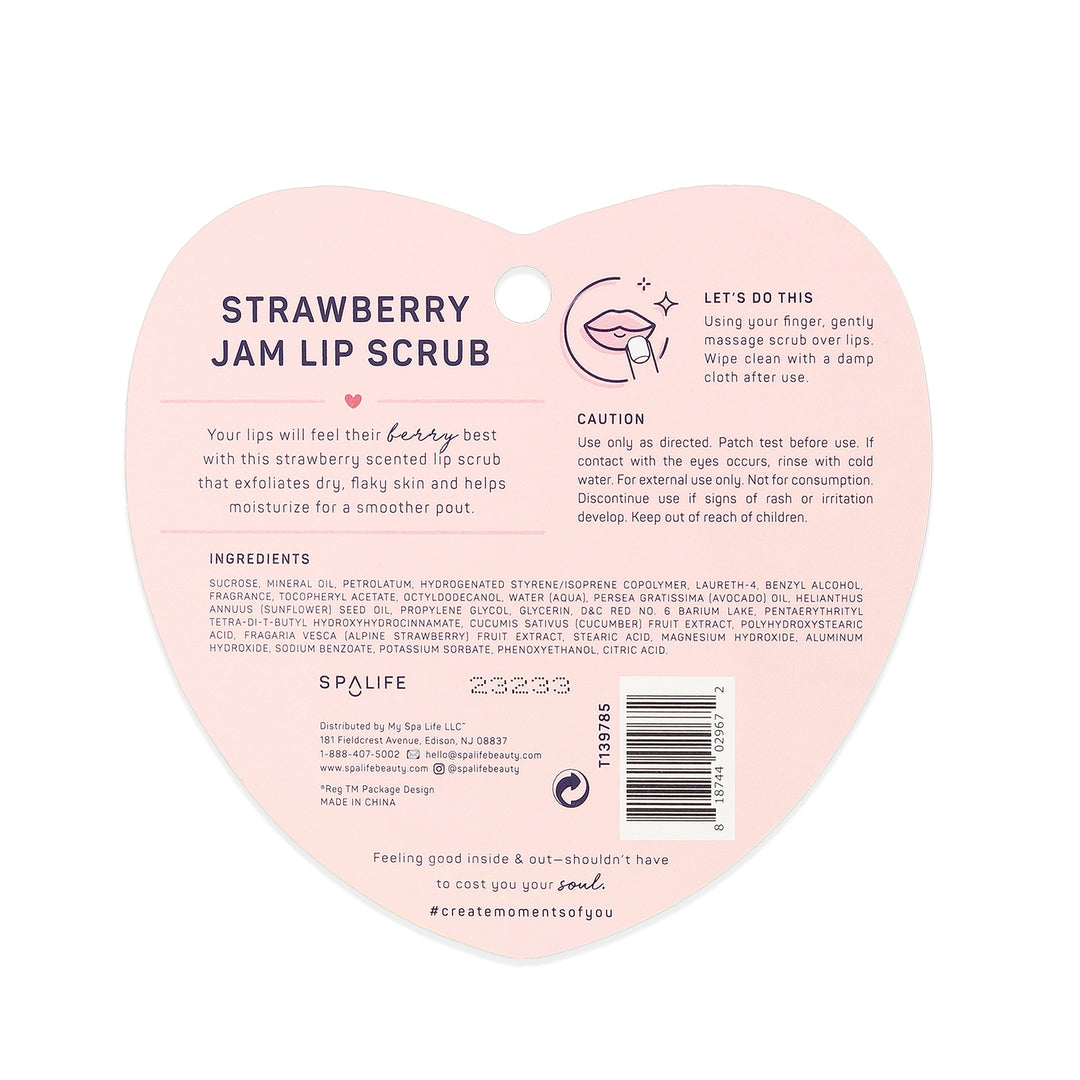 Exfoliate & Smooth Strawberry Jam Lip Scrub