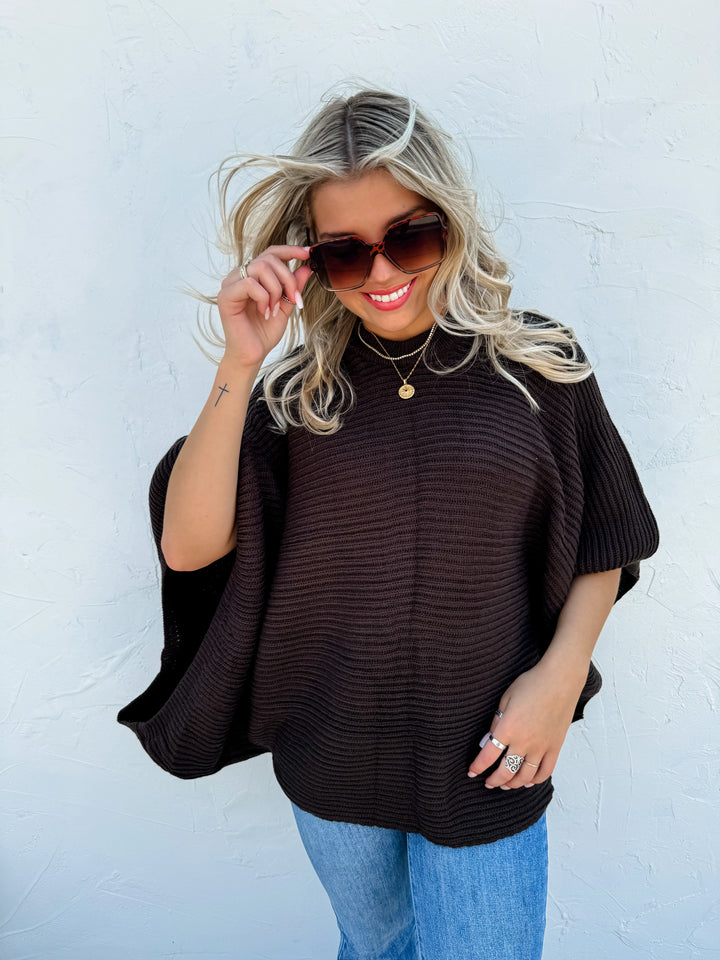 Meg Pullover Poncho by Blakeley