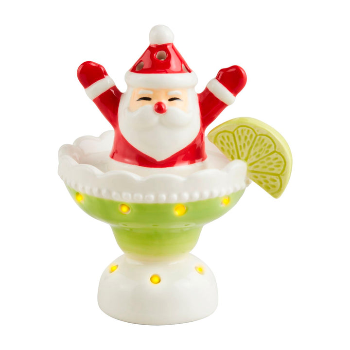 Light-Up Santa Margarita Sitter by Mud Pie