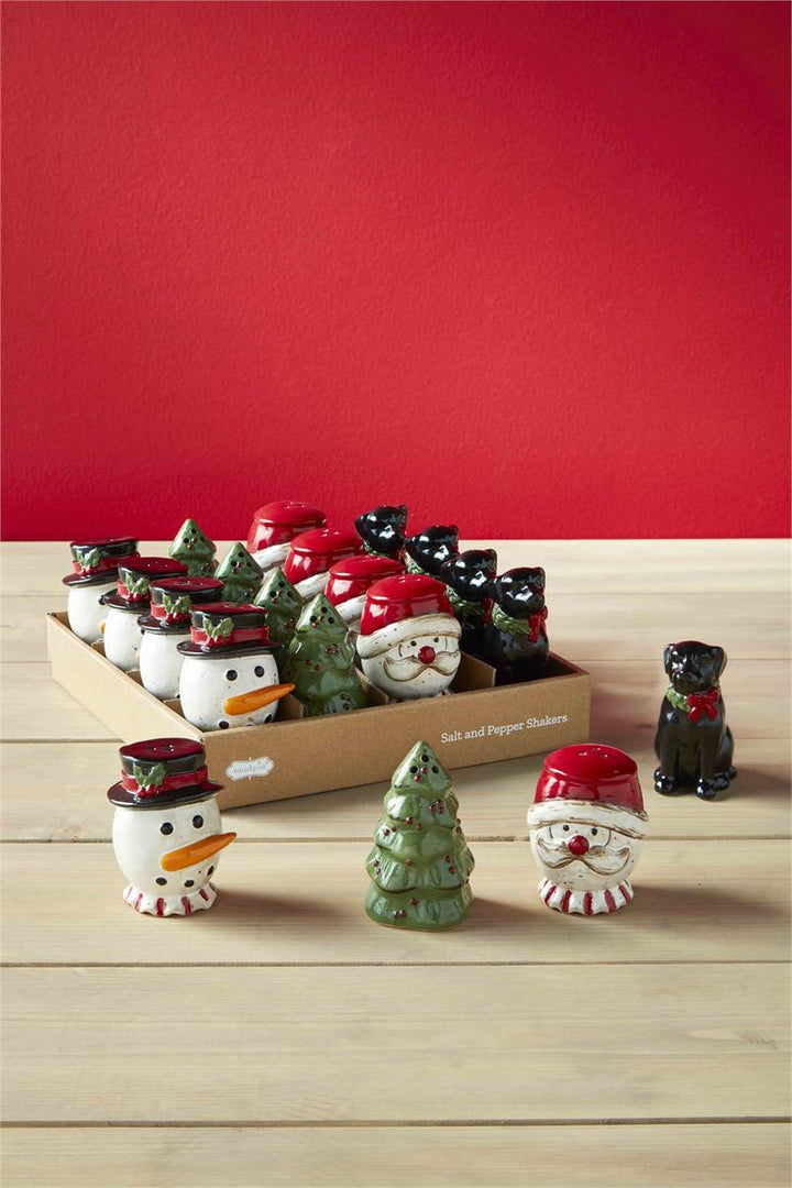 Christmas Salt & Pepper Shakers - Create your own set! by Mud Pie