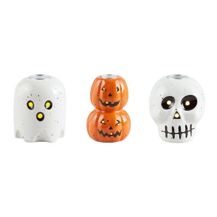 Halloween Light-Up Taper Holders by Mud Pie