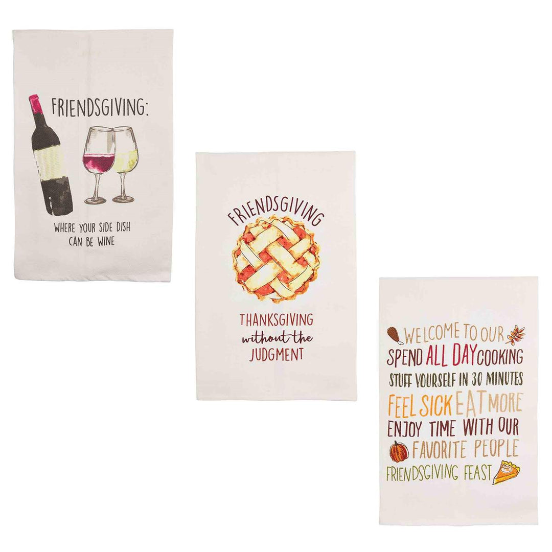 Friendsgiving Towels by Mud Pie