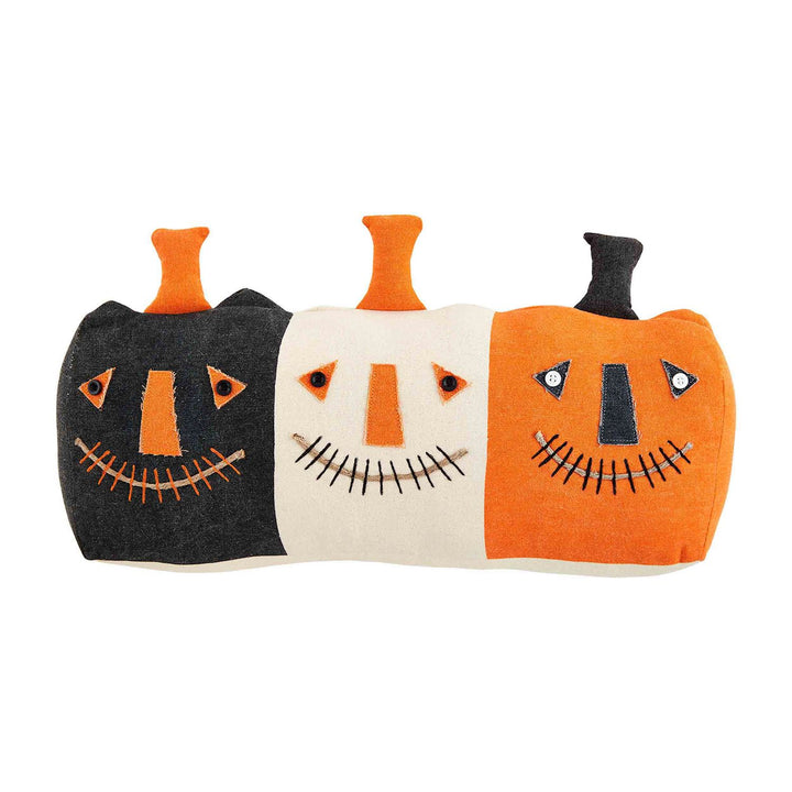 Pumpkin Trio Pillow by Mud Pie