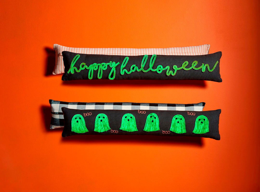 Halloween Glow Skinny Pillows by Mud Pie