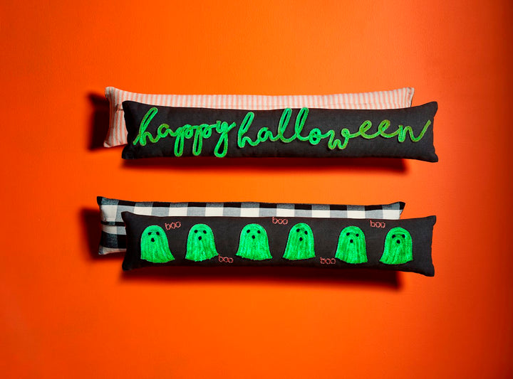 Halloween Glow Skinny Pillows by Mud Pie