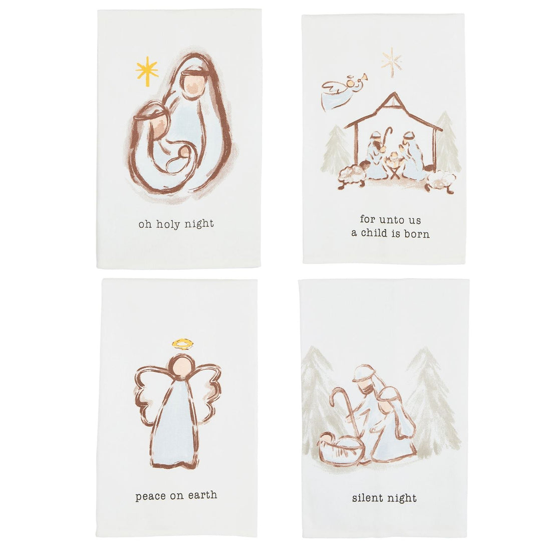 Nativity Hand Towels by Mud Pie