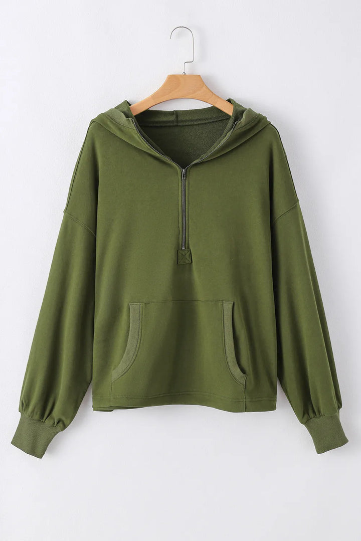 Anastasia Quarter Zip Hooded Pullover