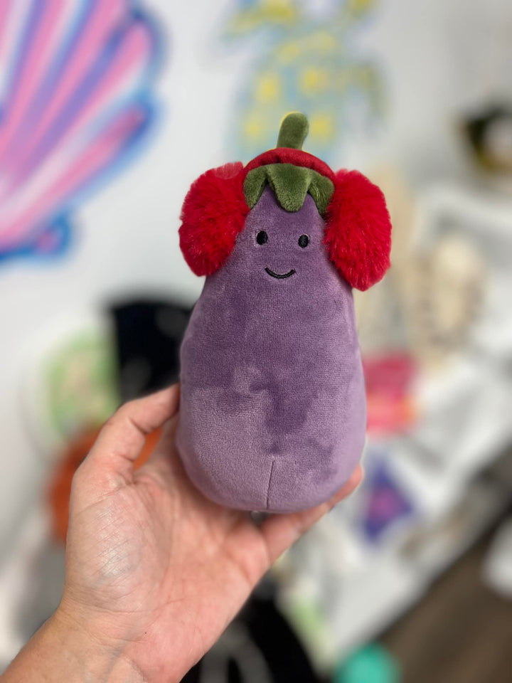 Toastie Vivacious Red Eggplant by Jellycat