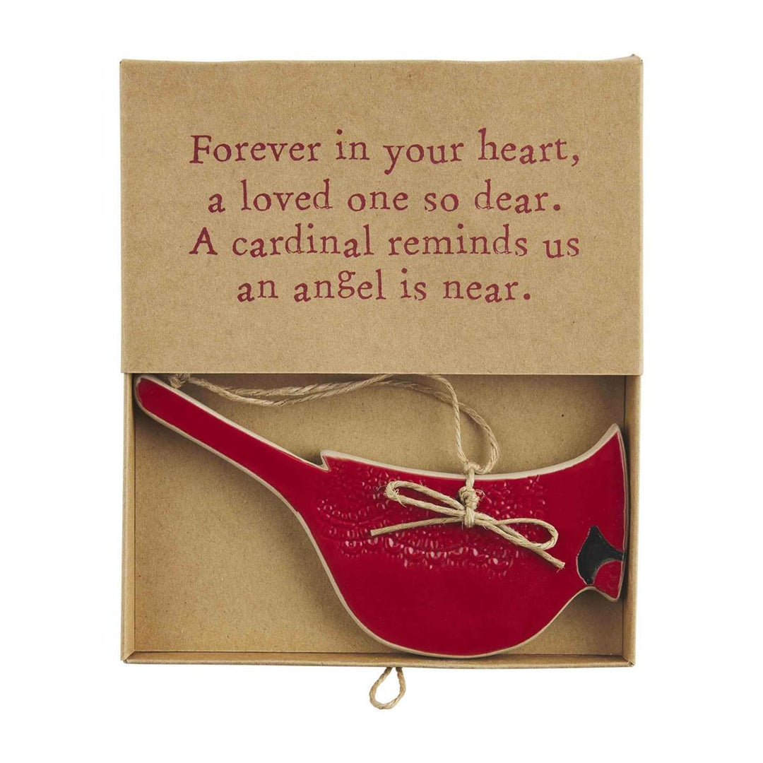 Cardinal Ornament by Mud Pie