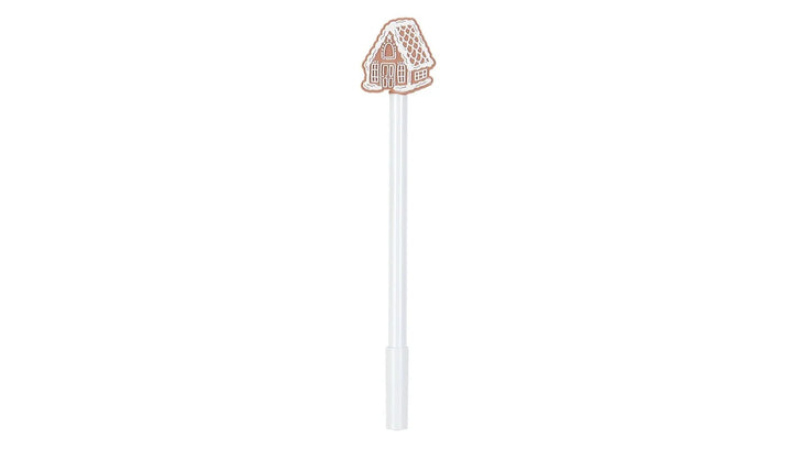 Gingerbread House Top Novelty Pen