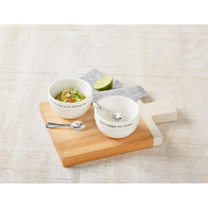 Salsa & Guac Dip Set by Mud Pie