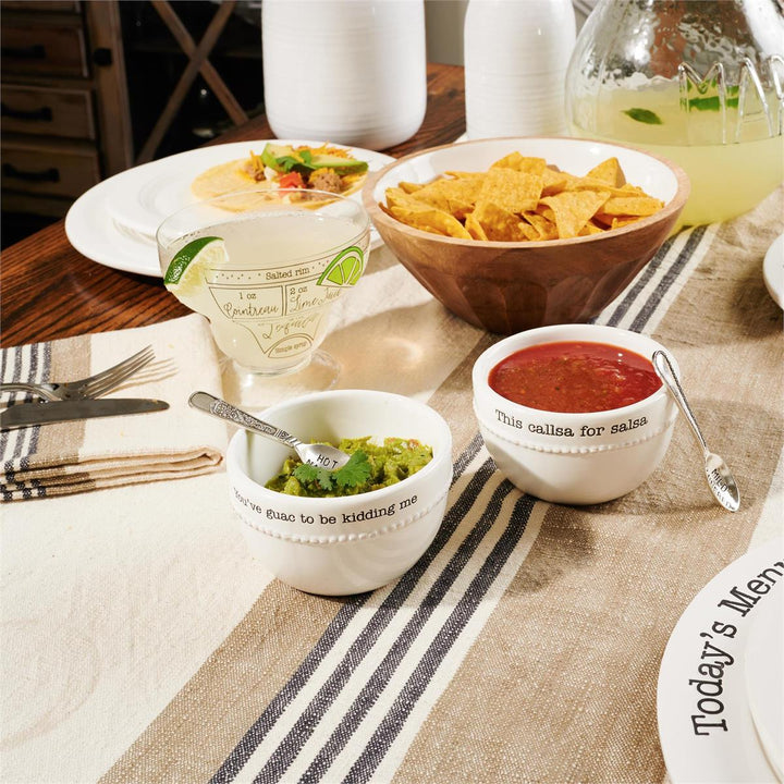 Salsa & Guac Dip Set by Mud Pie