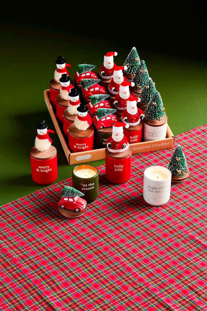 Christmas Topper Candles by Mud Pie