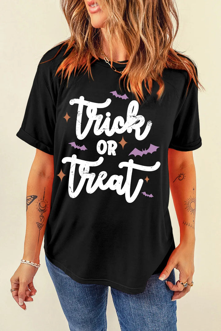 'Trick or Treat' Graphic Tee (Ships in 2-3 Weeks)