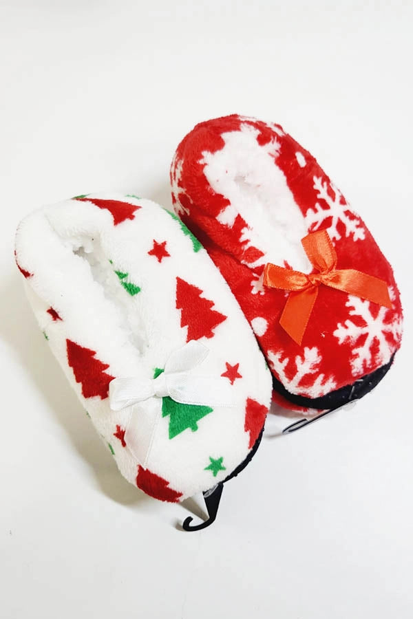 Kids Christmas Indoor Slipper Shoes