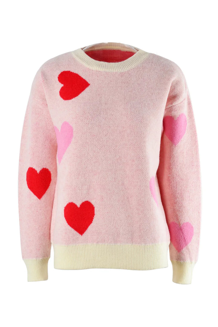 Natalie Heart Sweater (Ships in 2-3 Weeks)