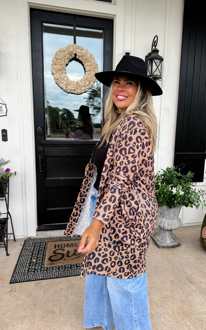 Cheetah Print Lola Cardigan by Blakeley