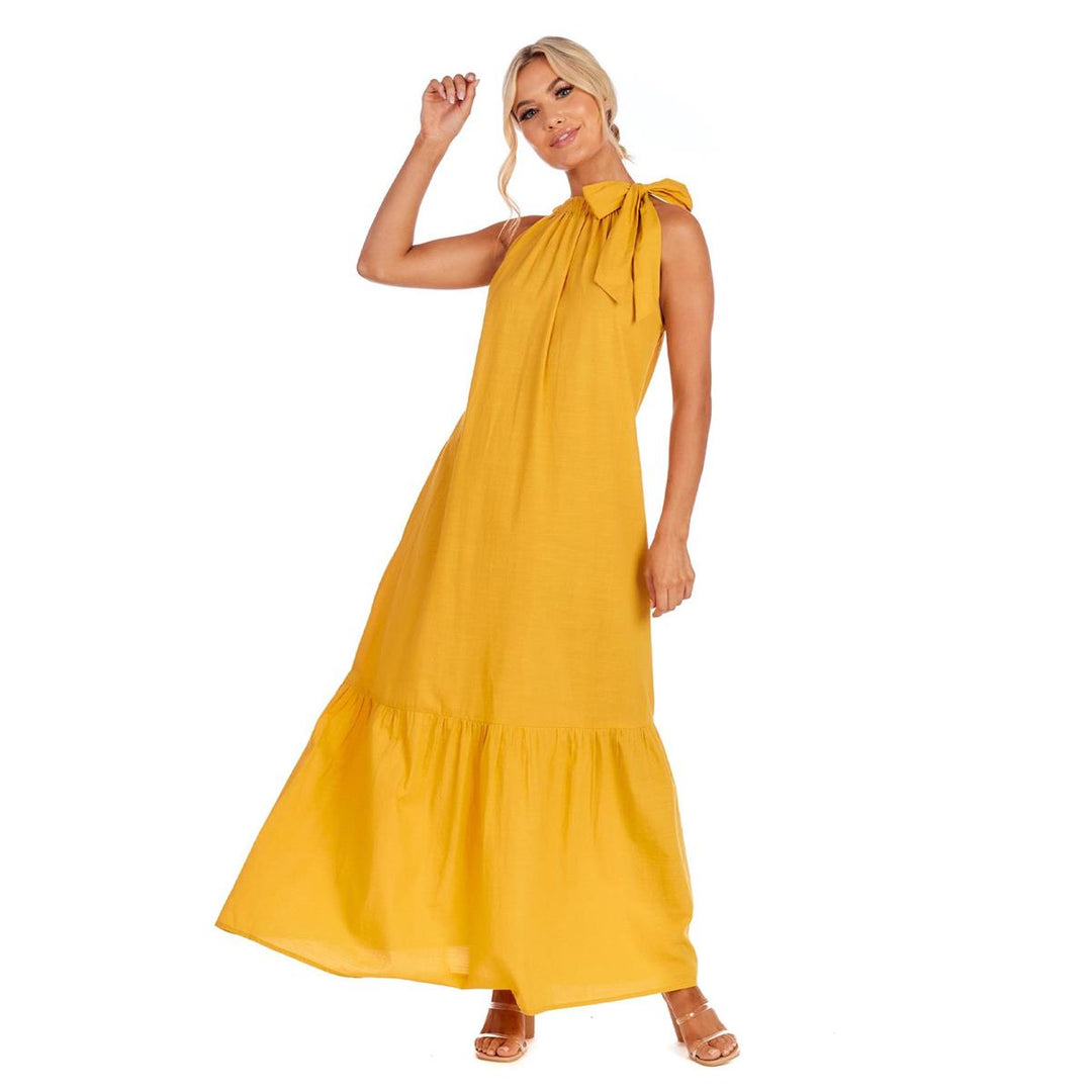 Julip Maxi Dress by Mud Pie - Mustard