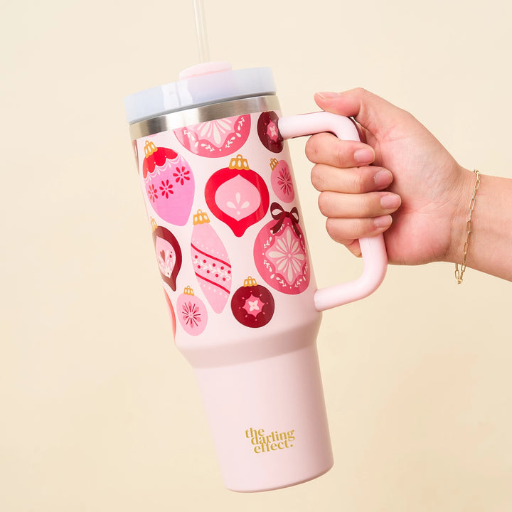 40 oz Take Me Everywhere Tumbler - Merry Ornaments