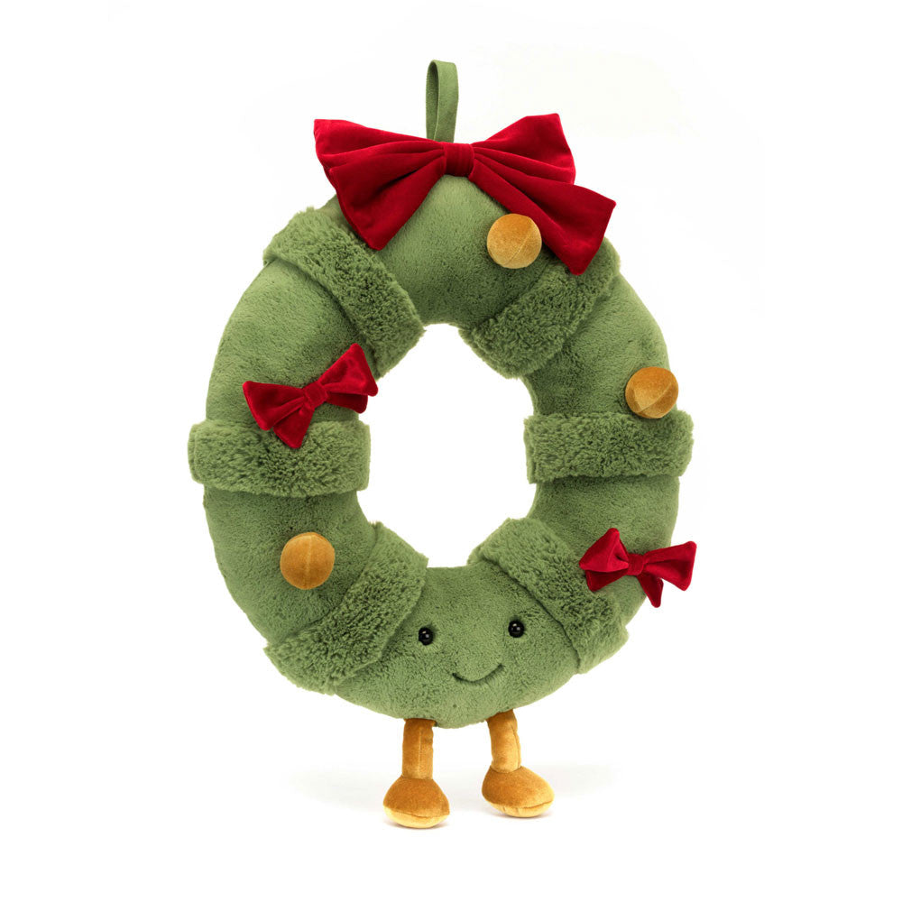 Amuseables Decorated Christmas Wreath by Jellycat