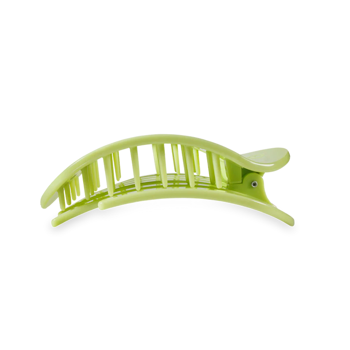 Medium Teleties Flat Oval Clip - Aloe, There!