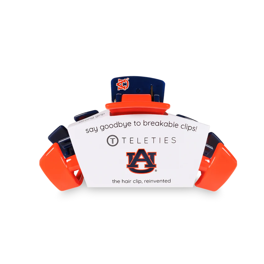 Medium Teleties Claw Clip - Auburn University