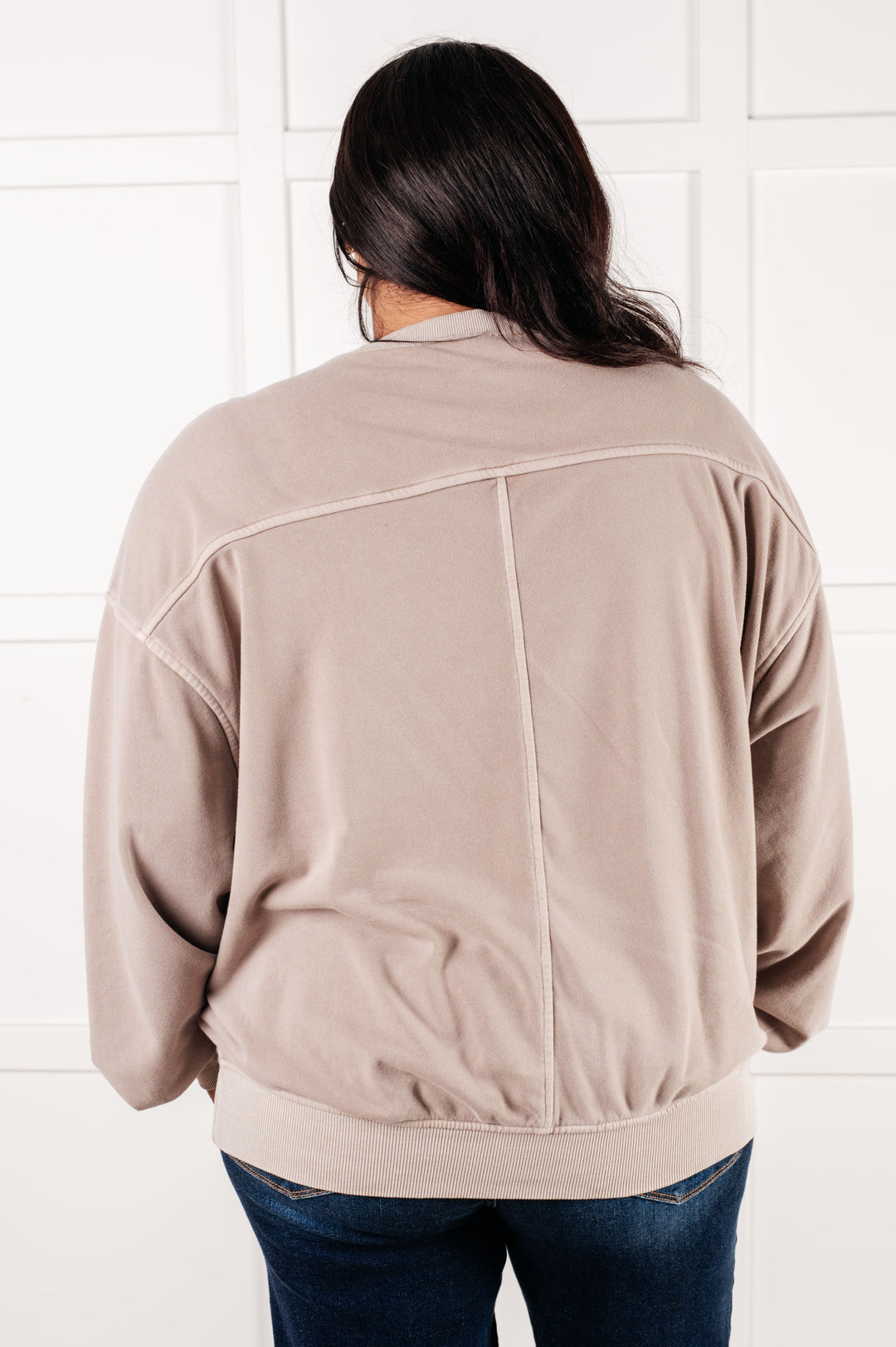 Beyond the Basics Pullover in Ash Mocha - 1/8