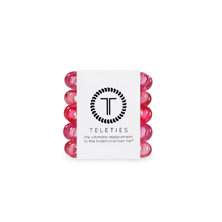 Teleties Hair Tie - Tiny Band Pack of 5 - Blushing (Ships Next Week)