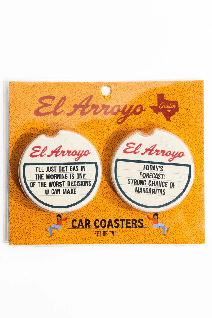 'Today's Forecast' Car Coaster Set