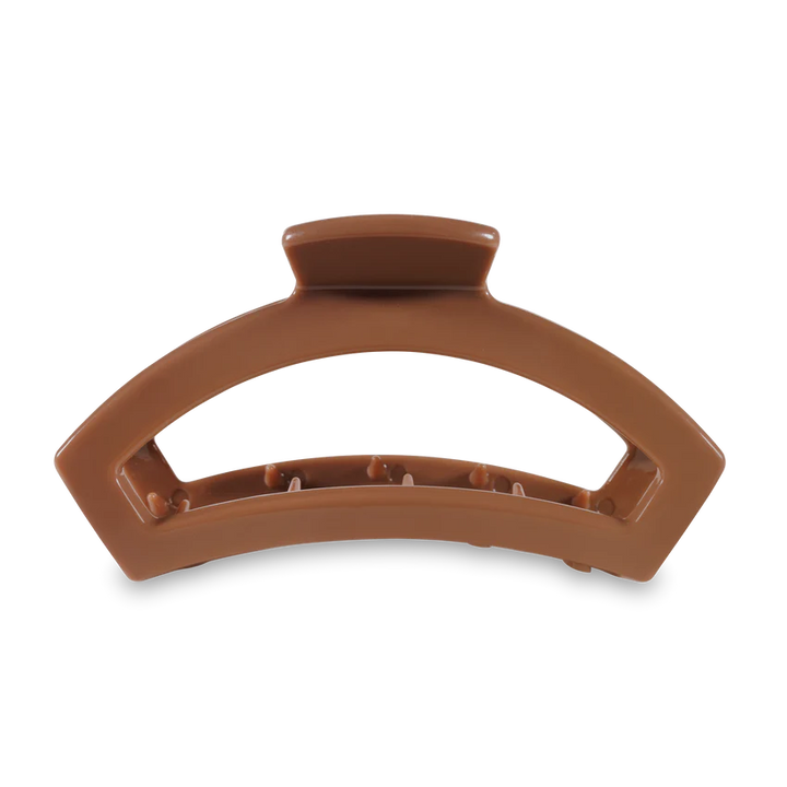 Large Teleties Open Claw Clip - Caramel