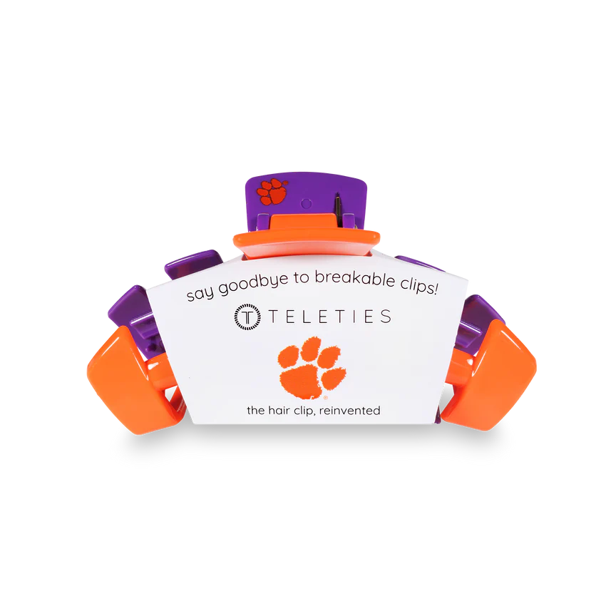 Medium Teleties Claw Clip - Clemson University