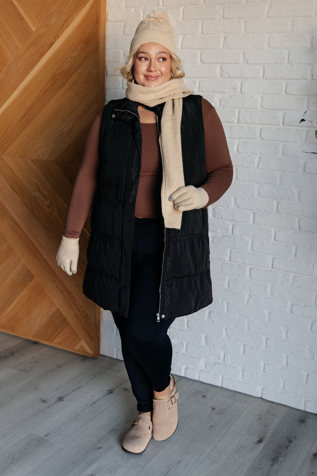 Cold and Calculated Longline Puffer Vest - 12/3