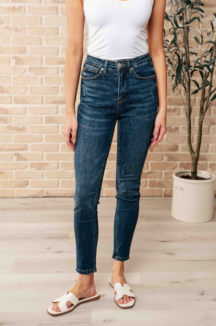 Cora High Rise Control Top Skinny Jeans by Judy Blue