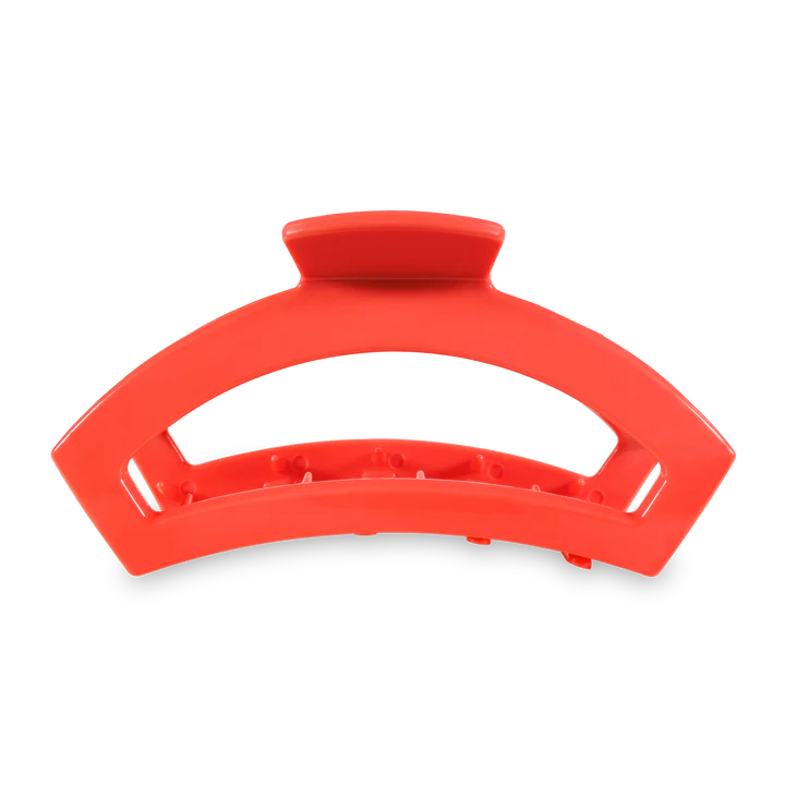 Large Teleties Open Claw Clip - Coral