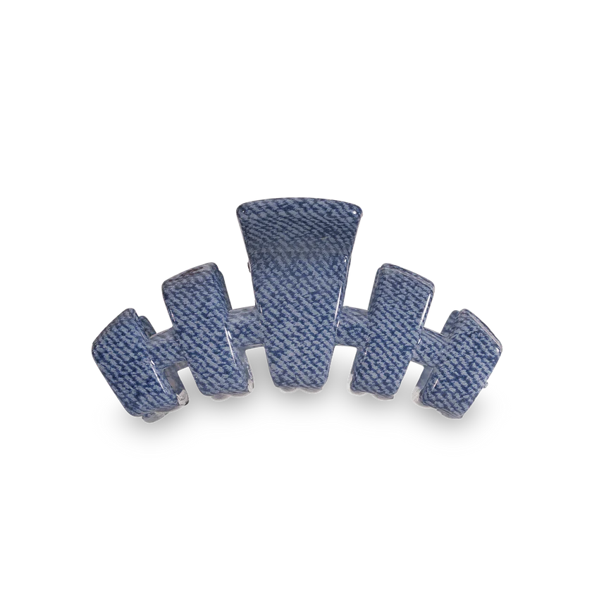 Tiny Teleties Claw Clip - Denim