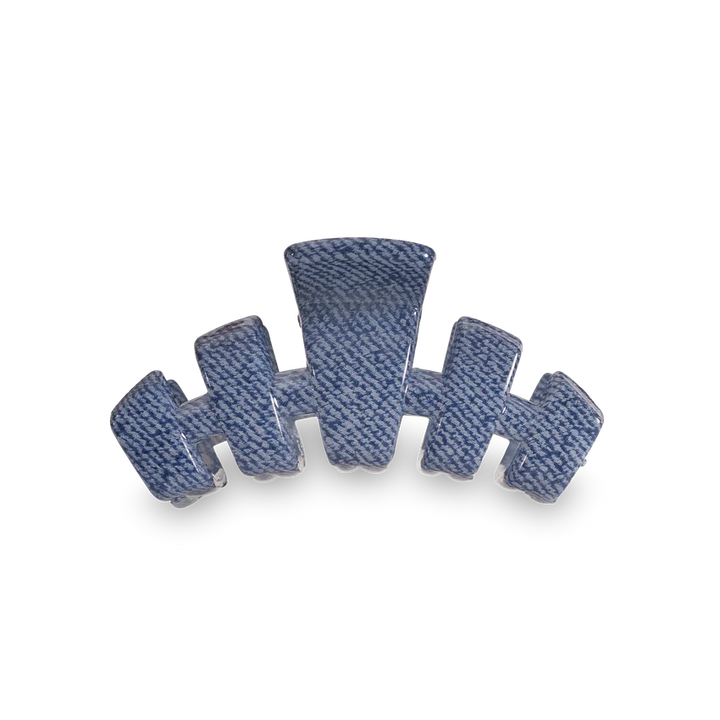 Tiny Teleties Claw Clip - Denim