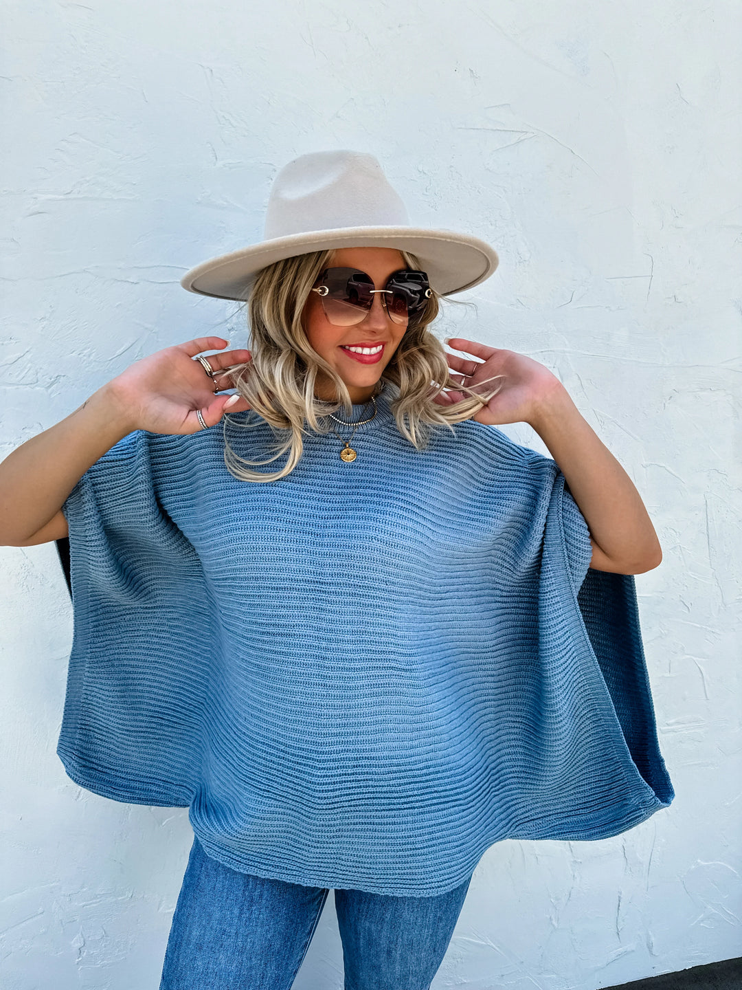 Meg Pullover Poncho by Blakeley