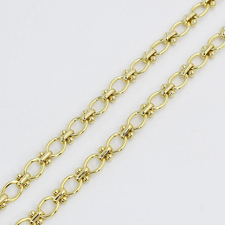 Fancy Link Gold Necklace