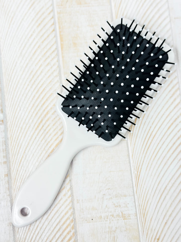 Fleur De Lis Printed Hair Brush