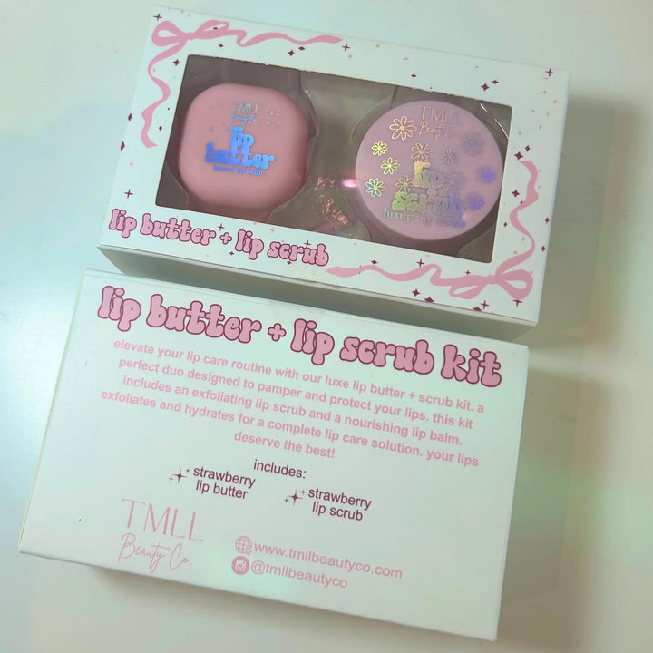 Strawberry Lip Butter & Scrub Kit