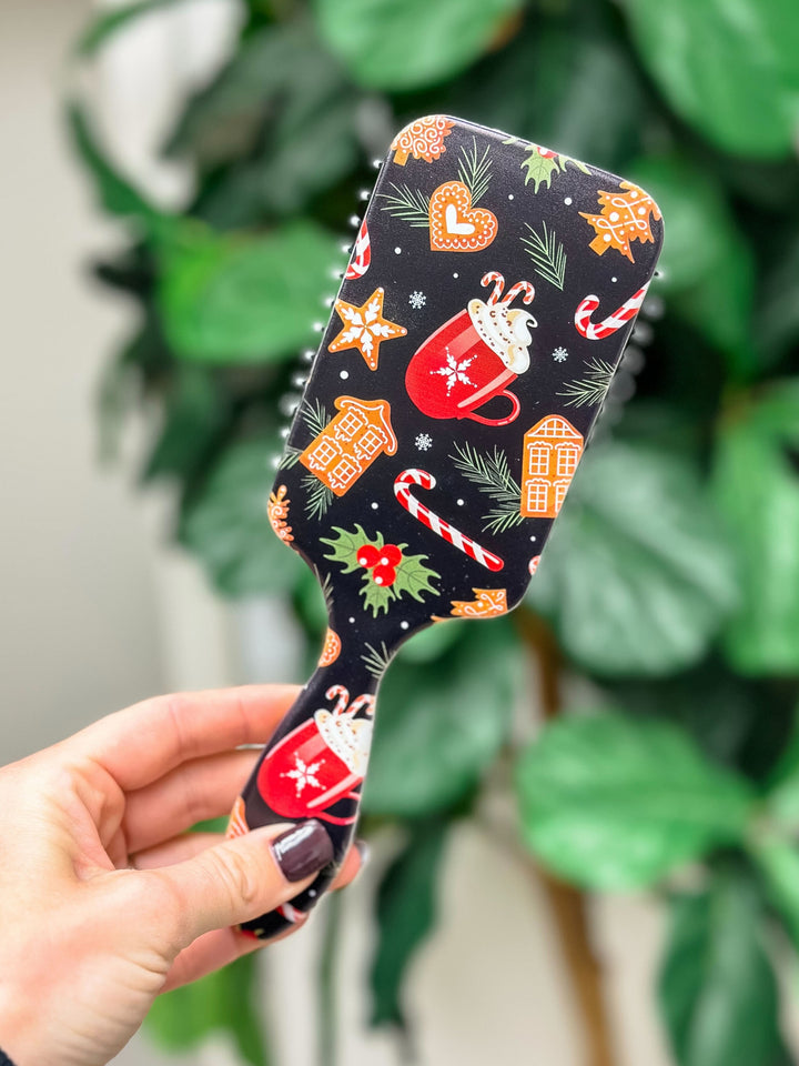 Holiday Printed Hair Brush